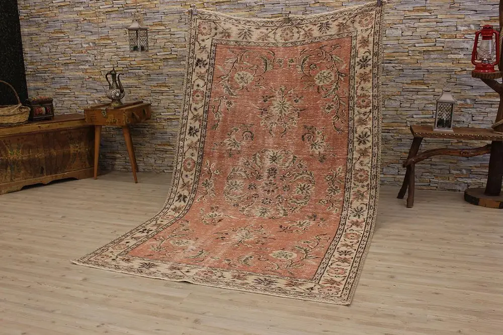 Коврик на кухню, небольшой размер коврик ручной работы, анатольский дизайн Цветочный Коврик для спальни ковер для зоны Ковер