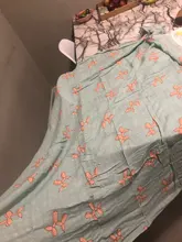 Muslinlife bebé Swaddle Wrap suave de algodón de bambú manta cochecito de bebé uso lindo conejito narval manta de bebé 120*120cm