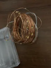 Light-String Garland Copper-Wire-Lights Battery-Power Festoon Fairy LED Christmas Feimefeiyou