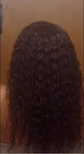Brasileño rizado peluca con malla Frontal de la onda profunda peluca Frontal de la onda profunda cierre peluca rizado para las mujeres de encaje pelucas de cabello humano