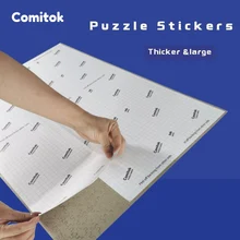 Combok – autocollants de Puzzle, feuille d'autocollants, pas de Stress, pas de désordre, économiseur, adapté pour 1000 pièces, Puzzle YZA008 PR49