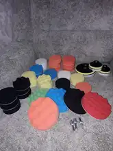 Esponja para pulir autos almohadillas de espuma búfer Kit de la máquina de pulido alfombrillas de cera para elimina arañazos