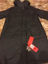 Thick Jacket Clothing Parka Coat Women Female Winter Astrid Hooded Long Large-Sizes Fashion