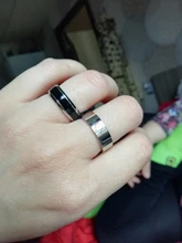 Anillo de acero inoxidable con letras, de Color plateado diseño romántico, corazón, boda, pareja, regalo de San Valentín, 2020