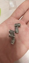 24 uds pelo tubo grano cuentas rúnicas vikingas Dreadlock trenzado joyería barba decoración para el pelo estilo accesorios