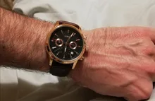 LIGE-Reloj ejecutivo de lujo para hombres, cronógrafo de cuarzo, con correa de cuero e indicador de fecha, estilo casual, a la moda, marca superior, con caja