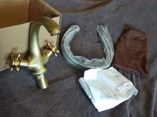 Antique Faucet Mixer Basin Sink Black Bathroom Bronze Vintage Brushed Crane Swan Hot-And-Cold-Water-Crane