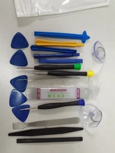 ESPLB-Kit de herramientas de reparación de teléfonos móviles, 20 en 1, destornillador de desmontaje, pinzas Spudger, ventosas, juego de herramientas de apertura de pantalla para iPhone