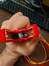 Alligator-Clip Electrical-Clips-Clamps Car-Battery Crocodile 100A Durable Insulated Red