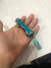 Llavero inteligente para llave de bolsillo, billetera de aluminio compacta y portátil, clip multifuncional