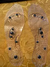 Plantillas de silicona para terapia magnética, plantilla transparente para masaje de pies, pérdida de peso, adelgazante, cuidado de la salud, almohadilla para zapatos, envío directo
