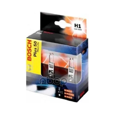 Лампа H1 12 V 55 W Универсальный Bosch арт. 1987301084