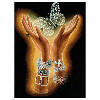 

X-04 set for embroidery 'crystal Butterfly ', 31*40 cm
