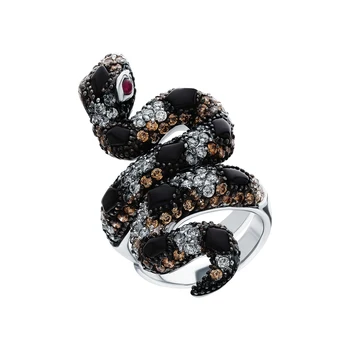 

Silver ring with cubic zirconia sunlight sample 925