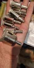 Juego de brocas con revestimiento de diamante Hss, brocas de perforación para azulejos, mármol, vidrio y cerámica, herramientas eléctricas de 6mm-30mm, 10 Uds.
