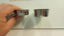 Filtro para máquina de café de acero inoxidable de una sola capa, 51mm, cuenco colador apto para máquina de café DeLonghi, accesorios