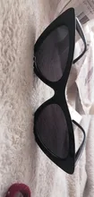 Gafas de sol con forma de ojo de gato para mujer, anteojos de sol femeninos, de diseño de marca, con espejo negro, triangulares, con protección UV400