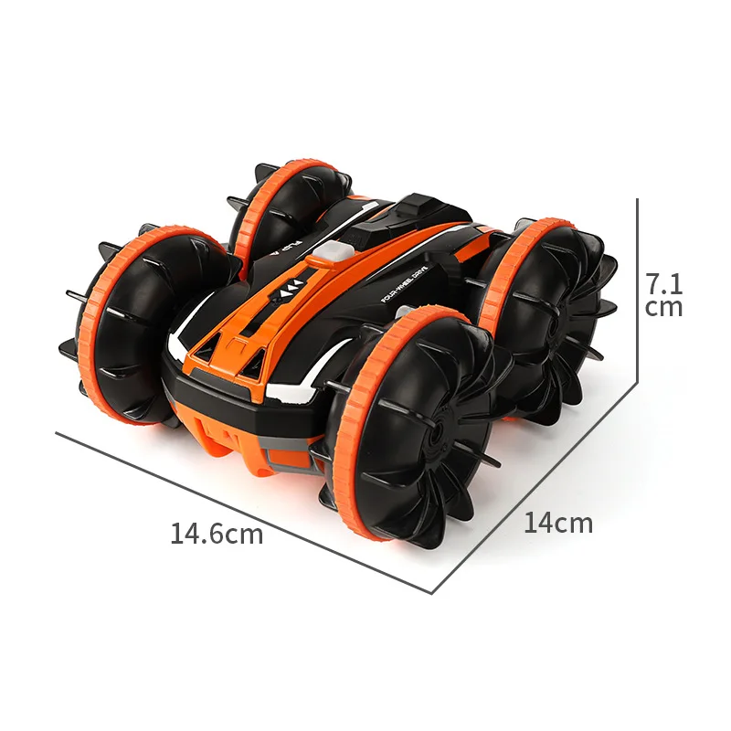 JJRC Q81 1:20 2 4G в 1 двухсторонняя амфибия 360Deg. Вращающийся Радиоуправляемый