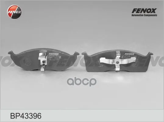 Колодки Тормозные Chrysler 300m/Voyager/Dodge Caravan Передние Fenox Bp43396 FENOX арт. BP43396