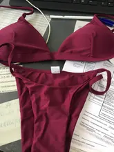 Conjunto de Bikini sólido de 9 colores, bañador Sexy de realce para mujer, traje de baño brasileño de cintura baja con cuello Halter, traje de baño de dos piezas 2021