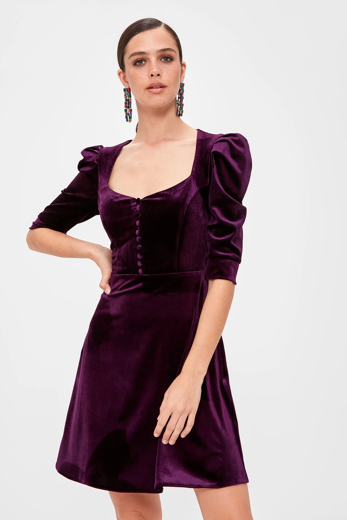 velvet dress aliexpress