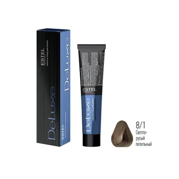 

Paint-care for hair Estel de luxe 8/1 light brown ash 60 ml