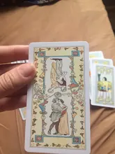 Tarjetas de Tarot Decameron, 78 Uds., tarjetas de juegos de mesa clásicos en inglés, oráculo, adivinación, juego gordo, tarjetas de Tarot con PDF