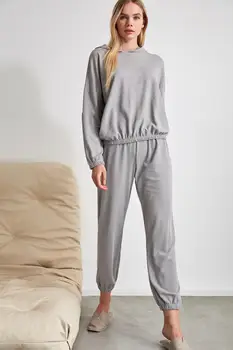 

Trendyol Textured Knit Pajamas set THMAW21PT0020