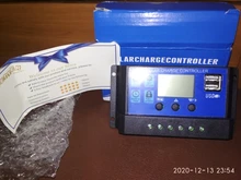 24V Controller Lcd-Display PWM Solar Charger Auto Dual-Usb 5V 12V 20A/10A