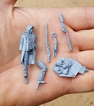 Kit de figuras de resina 1/35, sin pintar, 1071