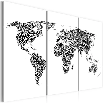 

Table-Board alphabet world-triptych-120x80
