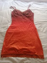 Macheda, naranja Sexy para Bodycon vestido de moda de las mujeres sin mangas de cuello en V de encaje ropa de dama Casual Slim Mini vestidos última novedad