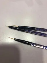 3 unids/set de línea de arte pintura bolígrafo Slim 3D acrílico consejos pinceles para Gel UV dibujo línea colorido diseño de malla herramientas de manicura de uñas