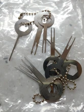 76/70/59/41/3 Uds Herramienta de extracción de Terminal de coche Puller Auto conjunto conductor Kit de herramienta para reparación automotriz Stylus de Pin de crimpado Extractor