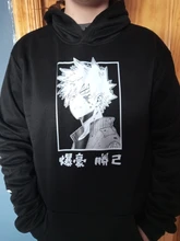 Sudadera con capucha de My Hero Academia Katsuki Bakugo para hombre y mujer, ropa Unisex, Moleton
