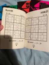 Juego de libros de Sudoku para niños, libro de bolsillo para colocar el número del cerebro inteligente, 6 unidades