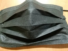 10/50/100/200 Uds máscaras desechables no tejida cara máscaras de capa de 3 capas filtro Anti polvo transpirable adultos máscara de boca negro en STOCK