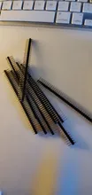 Header-Connector-Strip Breakable-Pin 40-Pin Female Arduino Single-Row Black for 1x40