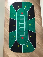 Tablecloth Poker-Accessory Board-Game Rubber Texas-Holdem Casino with Flower-Pattern