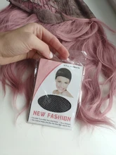 GEMMA-peluca sintética ondulada con flequillo para mujeres negras, pelo Natural de estilo africano y americano, rosa, pelo de Cosplay de Lolita resistente al calor