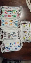 Entrega rápida 50 Uds máscara de niño una caja de dibujos animados de los niños, máscara desechable 3 capa niño chico de higiene espesar cara máscara de la boca