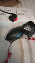 AKAS-faro delantero de trabajo para motocicleta, luz blanca superbrillante de 6000k, 9 LED antiniebla, 15W, 1500LM