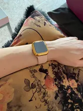 Funda protectora para apple Watch, funda de 44mm/40mm para iwatch de 42mm/38mm, accesorios de parachoques para apple watch series 6 5 4 3 SE