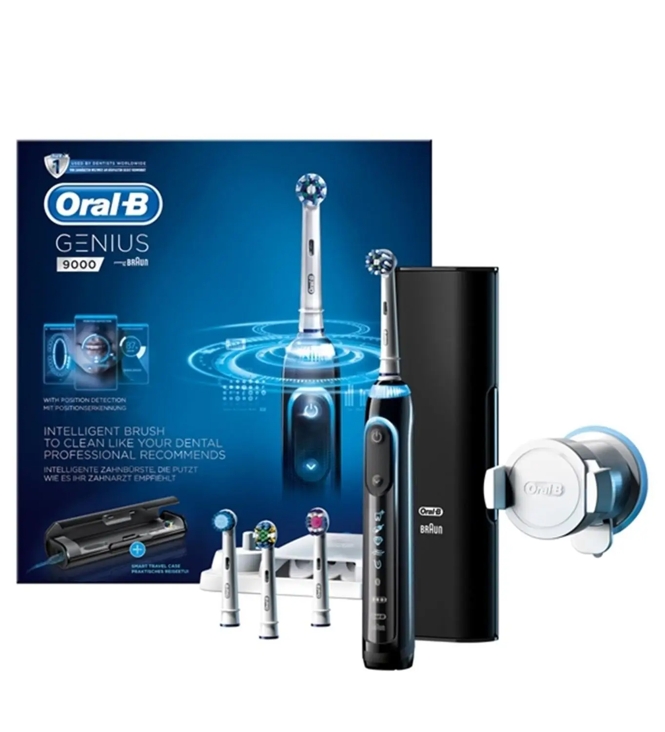 

ORAL-B GENIUS 9000 Electric Toothbrush Braun NEW IN THE BOX EU PLUG 220-240V