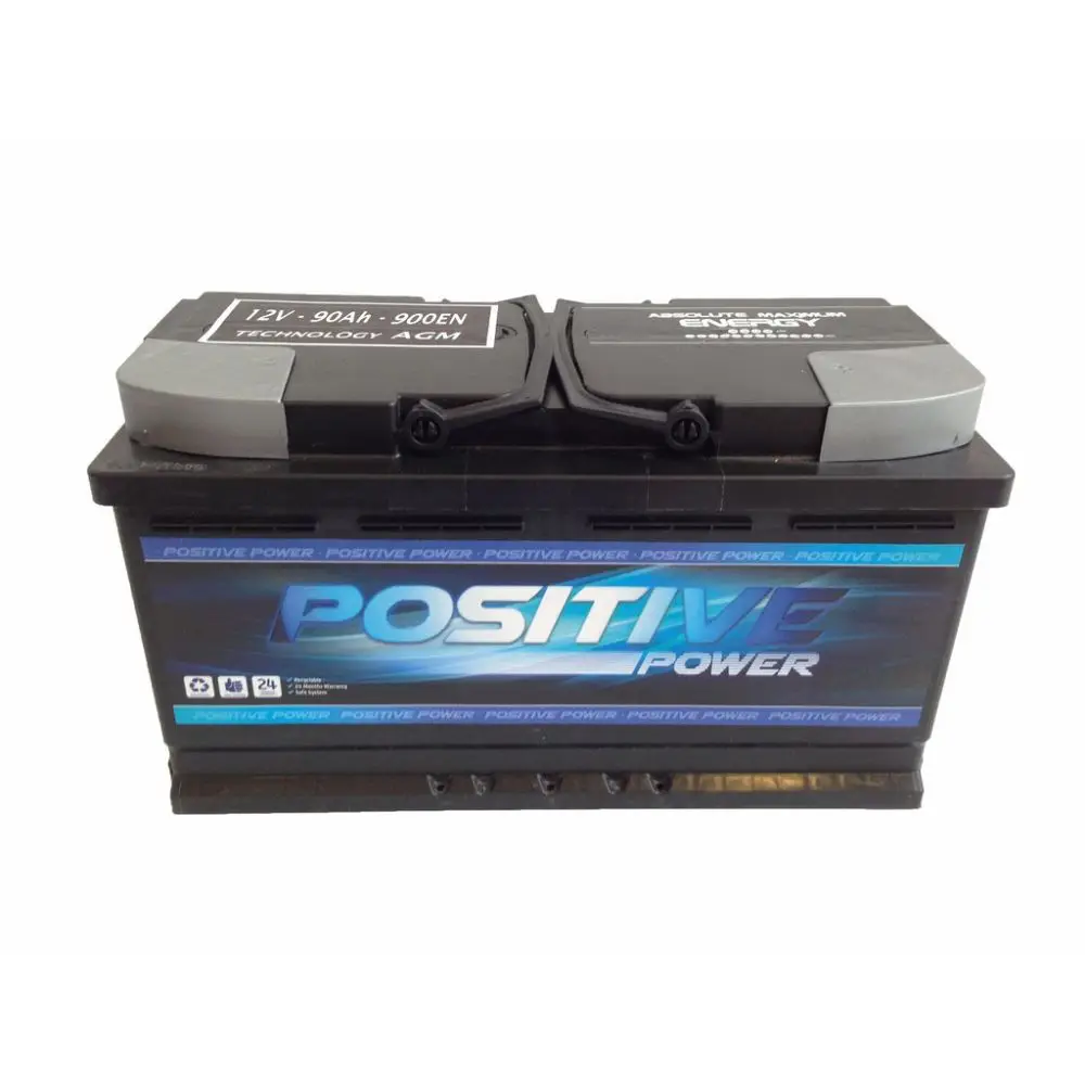 Car battery 95 Ah  Positive Power AGM START/STOP - AliExpress
