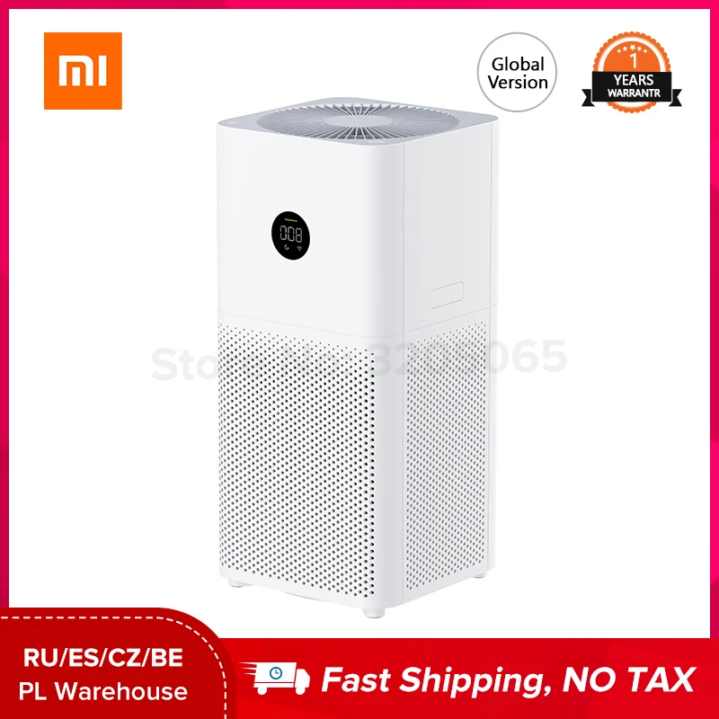 Global Version Xiaomi Mijia Mi Air Purifier 3C Digital LED display HEPA filter APP AI voice smart control xiaomi air purifier 3C