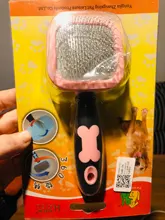 Handle Shedding Hair Brush Pin Fur Grooming Trimmer Comb Tool For Pet Dog Cat