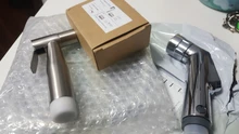 Faucet Hose Tank-Hooked-Holder Shower-Sprayer T-Adapter Bidet Toilet Bathroom Brass Easy-Install