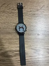 Reloj de Mickey Mouse para hombre y mujer, correa de plástico suave, concha negra, moda, reloj de Mickey Mouse para pareja de estudiantes