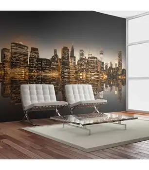 

Photo Mural-New York and gold